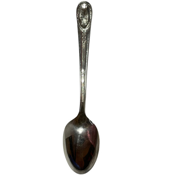 Vintage John F. Kennedy Friendship 7 Souvenir Collectable Spoon by WM Rogers 6" - Picture 3 of 10